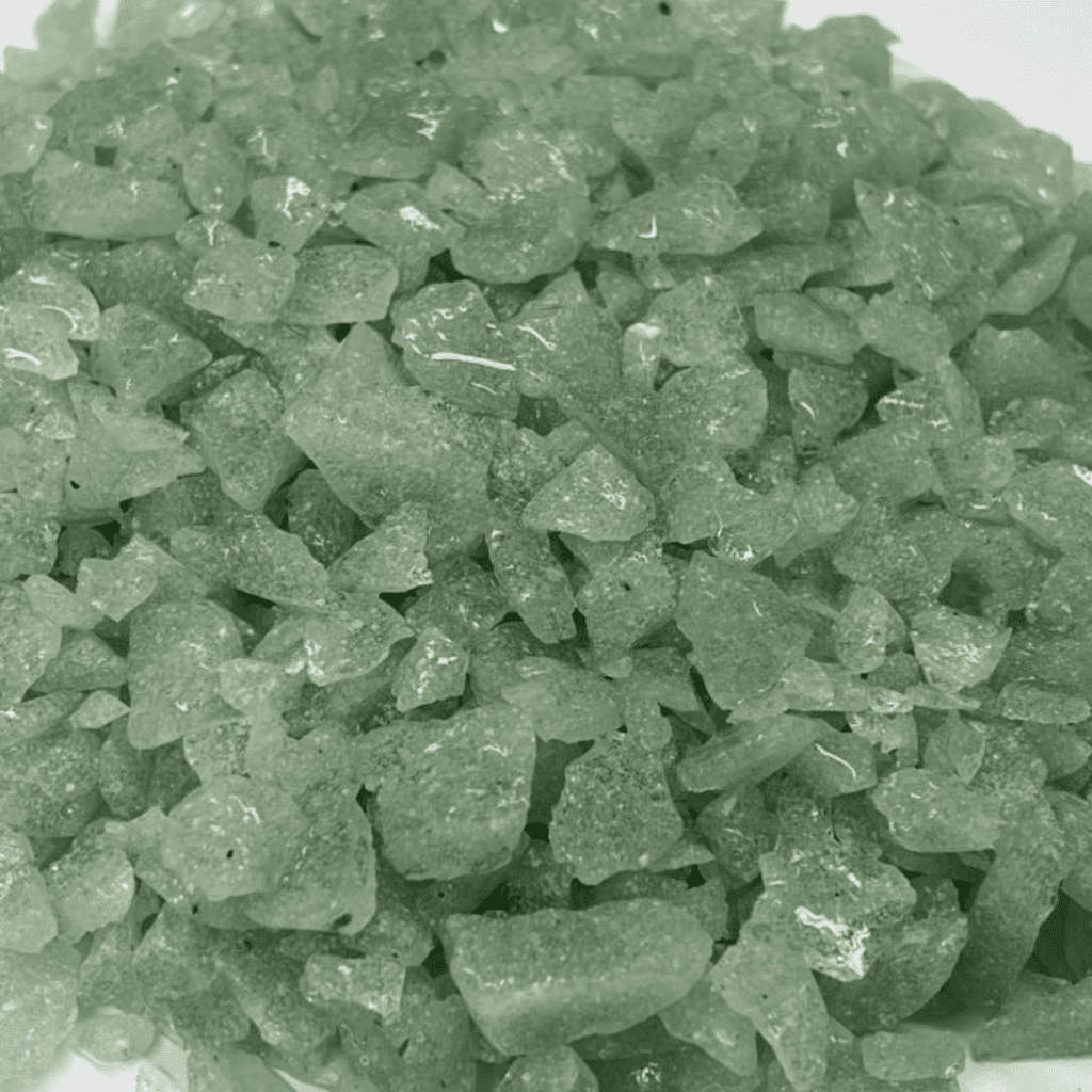 Opaque Peppermint Glass Chippings 1014mm Resins R Us Suppliers of